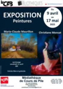 photo Expositions peintures : Maire-Claude Maurillon et Christiane Mensat