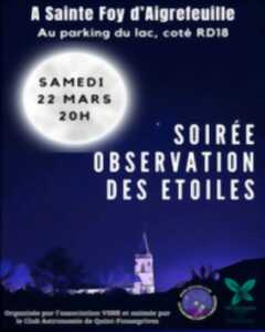 SOIRÉE OBSERVATION DES ÉTOILES