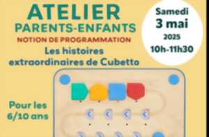 Atelier parents-enfants : Les histoires avec Cubetto le robot