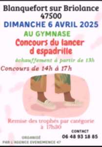 Concours du lancer d'espadrille