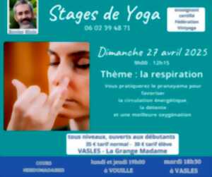 Stage de yoga : la respiration