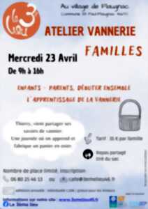 photo Atelier vannerie pour les familles au 3ème lieu