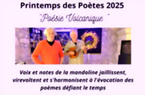 Printemps des poètes | Poésie volcanique