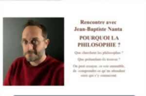 Conférence La cerise sous le chapeau | Rencontre avec Jean-Baptiste Nanta, pourquoi la philosophie ?