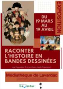 photo Exposition : Raconter l'histoire en bande dessinée