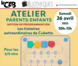 photo Atelier parents-enfants : Les histoires avec Cubetto le robot