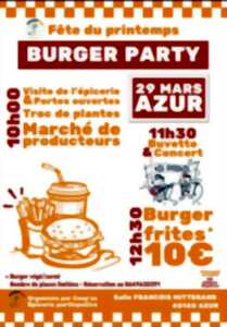 photo Fête du printemps, burger party