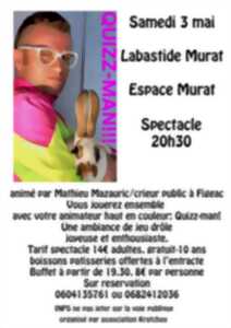 photo Spectacle de Mathieu MAZAURIC