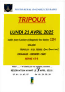 photo DÉJEUNER AUX TRIPOUX