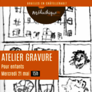 photo Atelier gravure pour enfants