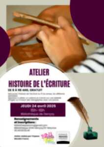 photo Atelier Histoire de l'écriture