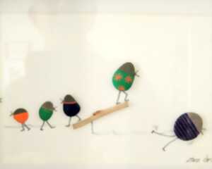 photo ATELIER CREATION D'UN TABLEAU SUR GALET
