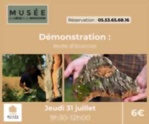 photo Démonstration de levée d'écorces