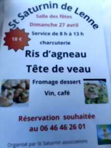 photo Ris d'agneau et tête de veau à St Saturnin de Lenne