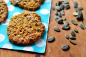 photo Biscuits à l'avoine, aux carottes, graines de courge et chocolat !