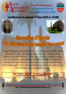photo CONFÉRENCE DU CENTRE LANGUEDOCIEN D’EGYPTOLOGIE
