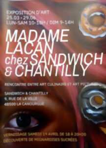 photo EXPO : MADAME LACAN CHEZ SANDWICH ET CHANTILLY