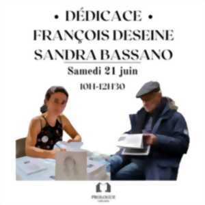 photo Dédicaces croisées Sandra Bassano et François Deseine