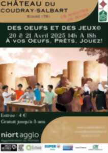 photo Des œufs et des jeux au château du Coudray Salbart à Échiré
