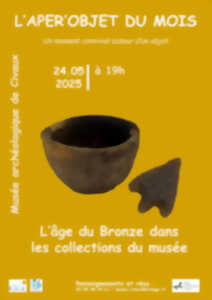 photo Apér'objet du mois : l'âge du Bronze dans les collections du musée de Civaux