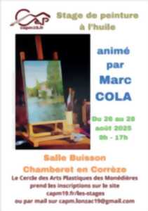 photo Stage de peinture à l'huile avec Marc COLA