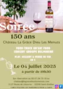 photo Soirée 150 ans Château La Grâce Dieu Les Menuts
