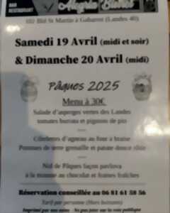 photo Menu de Pâques à l'Alégria Bistrot