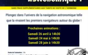 photo Animation astronomie à bord de l'Hermione