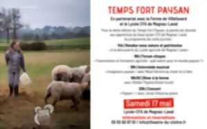 photo Temps fort paysan au Lycée-CFA de Magnac-Laval