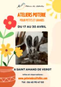 photo Ateliers poterie - St Amand de Vergt - 17.04.2025 au 30.04.2025