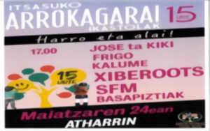 photo 15 ans de l'Ikastola Arrokagarai