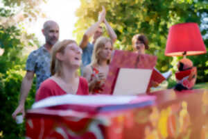 photo Karaoké avec le piano rouge