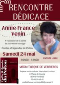 photo Rencontre dédicace avec l'auteure Annie-France Venin