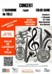 photo L'Harmonie de Tulle reçoit Eolus Band
