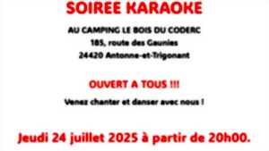 photo le jeudi 24 juillet soirée Karaoké avec pizza