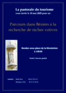 photo PARCOURS DANS BÉZIERS À LA RECHERCHE DES NICHES VOTIVES