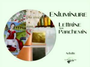 photo Enluminure - lettrine sur parchemin au Moulin du Got