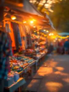 photo Marché nocturne à Saint-Gaultier