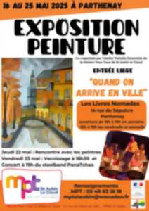 photo Quand on arrive en ville - Exposition peinture