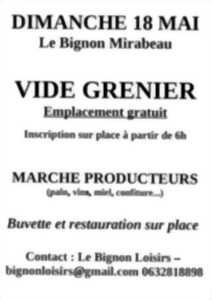photo Vide grenier et marché des producteurs