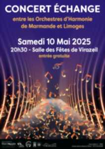 photo Concert échange entre les Orchestres d'Harmonie de Marmande et Limoges