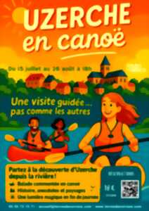 photo Uzerche en canoë - visite sur la Vézère