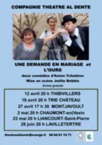 photo Une demande en mariage et l'ours de Tchekhov