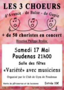 photo Concert - Les 3 choeurs