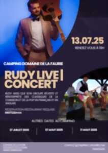 photo Rudy Live Concert au Camping du Domaine de la Faurie