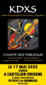 photo KDXS Chante ses tableaux , concert bilingueAnglais/Français