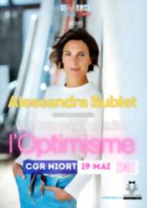 photo Conférence – Alessandra Sublet : Optimisme & Audace à Niort