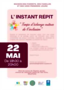 photo L'instant répit - Temps d'échange autour de l'inclusion