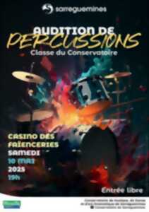 photo Audition de percussions