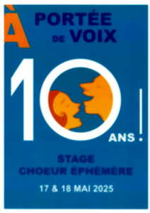 photo Répétition du Choeur Éphèmère - en lien avec le Festival à Portée de Voix 2025